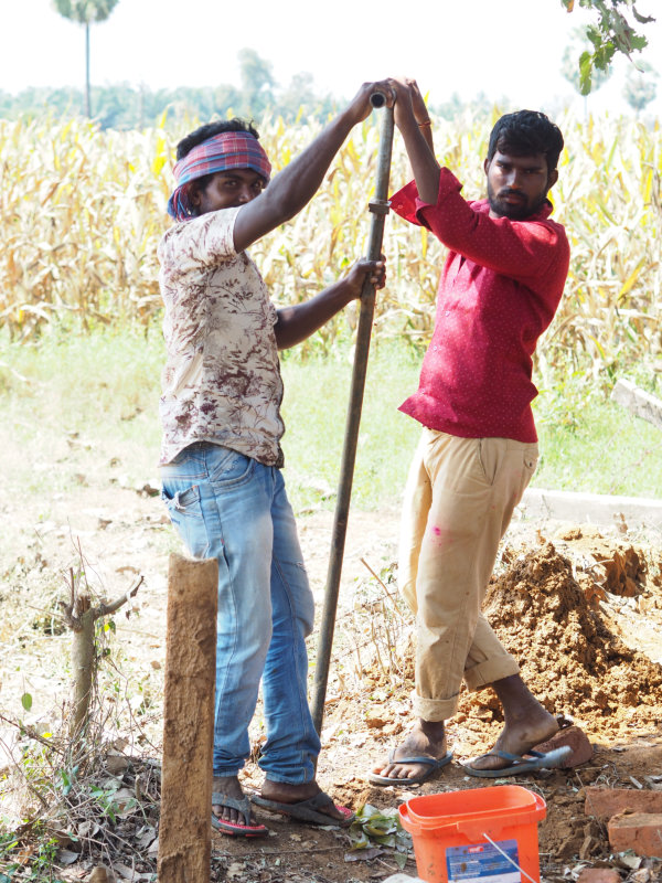 Boundary Wall Construction Begins