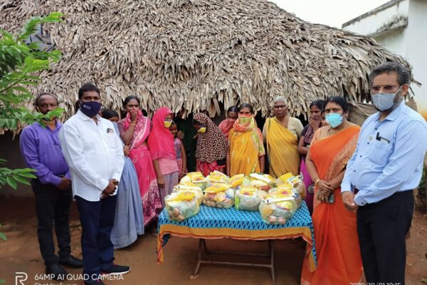 Distribution of Groceries and Rice